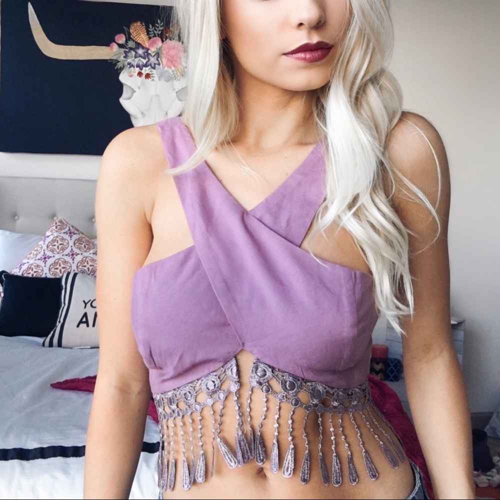 Fringe Crop Top